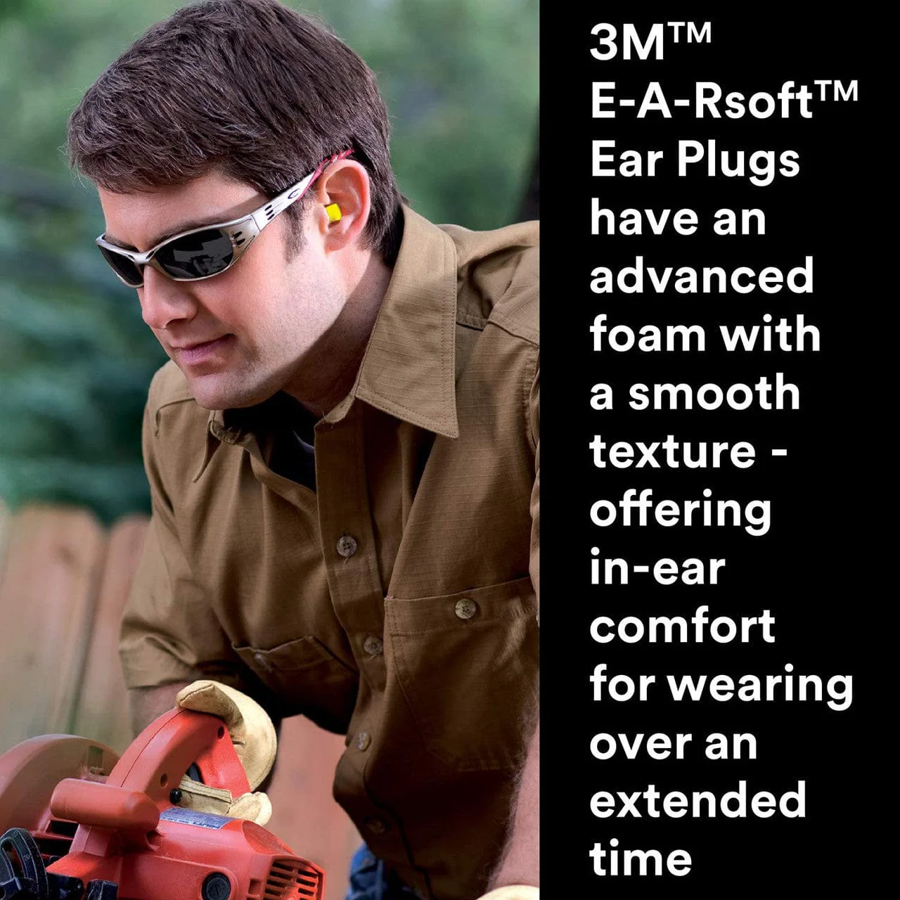 3M E-A-RSoft Yellow Neons Uncorded Earplugs NRR-33 (200-Pr Box) - Image 4
