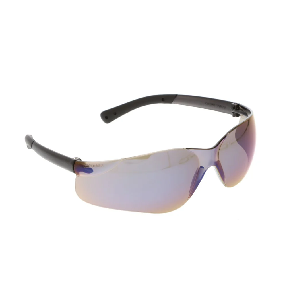 MCR Safety BearKat BK1 Safety Glasses with Blue Mirror Lenses - Image 4